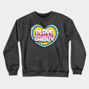 Plave bamby plli typography text | Morcaworks Crewneck Sweatshirt